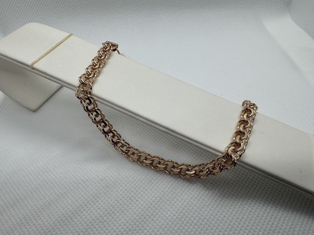 БРАСЛЕТ ПОЛНОВЕСНЫЙ Бисмарк (Au 585)