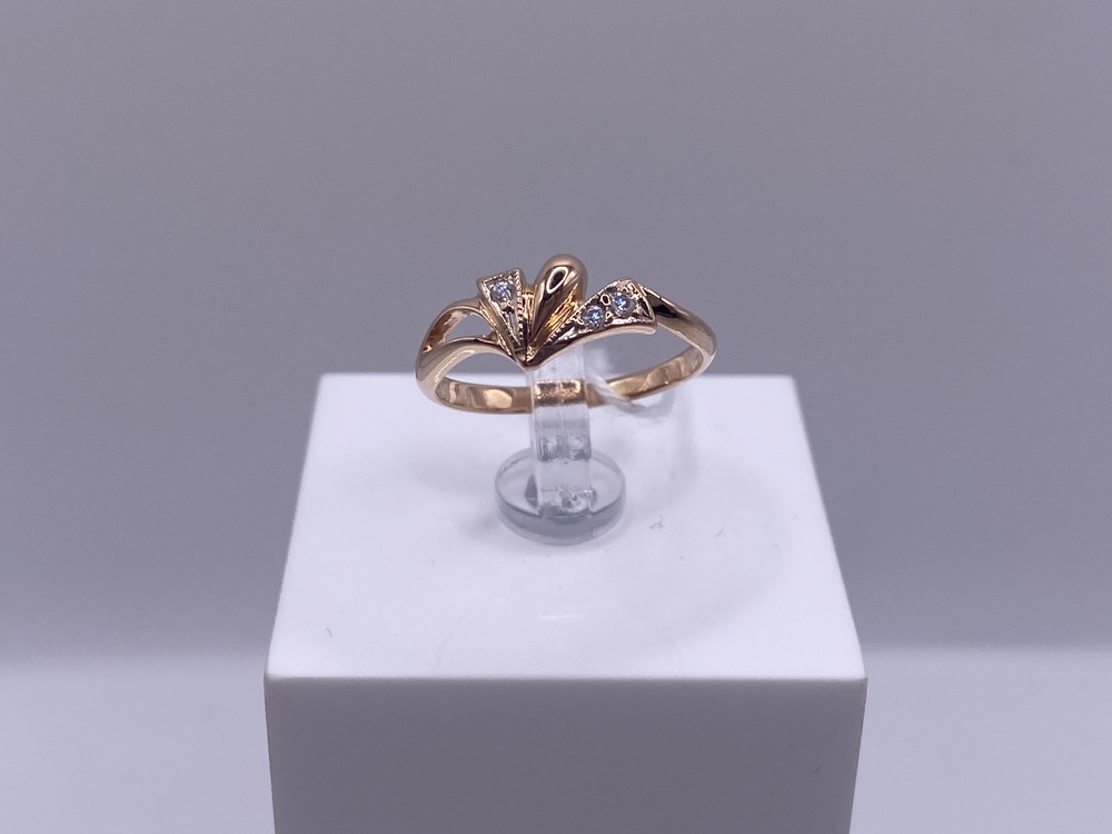 КОЛКМИ585 КОЛЬЦО С КАМНЯМИ (Au 585)