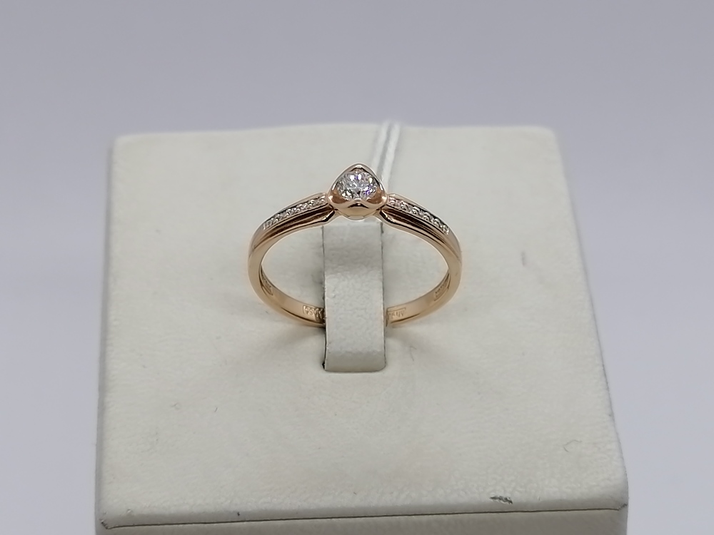 КОЛЬЦО БРИЛЛИАНТ Au 585