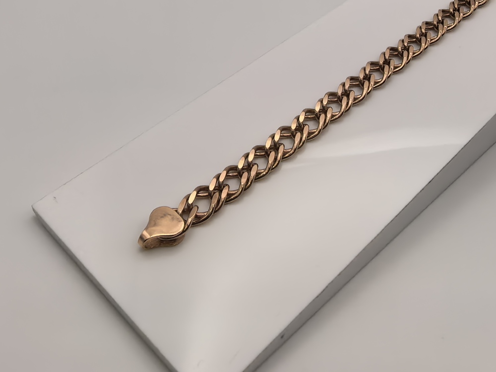 БРАСЛЕТ ПОЛНОВЕСНЫЙ Ромб двойной Au 585