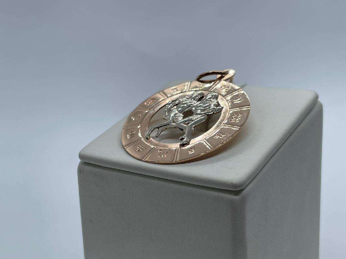 ПОДВЕСКА ЗНАК ЗОДИАКА БЛИЗНЕЦЫ Au 585