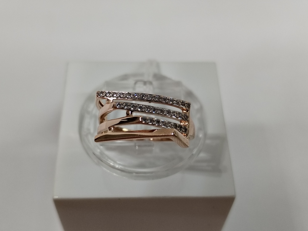 КОЛКМИ585 КОЛЬЦО С КАМНЯМИ (Au 585)