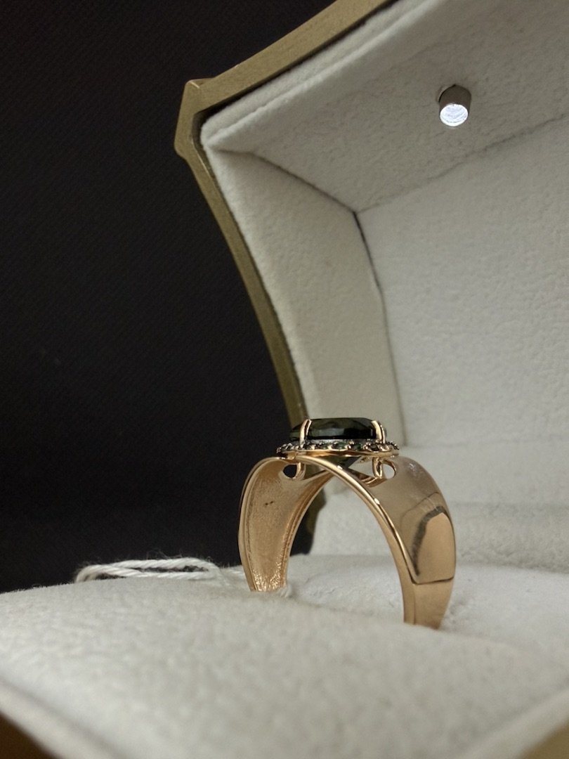 КОЛКМИ585 КОЛЬЦО С КАМНЯМИ (Au 585)