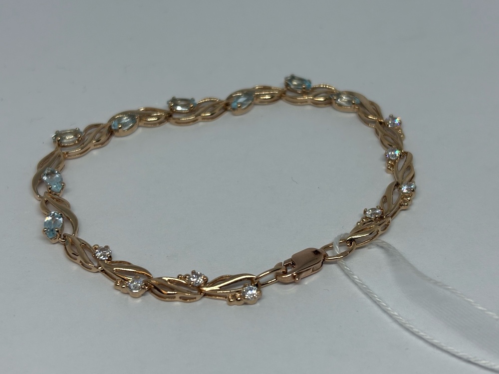 БРАСЛЕТ С КАМНЯМИ (Au 585)