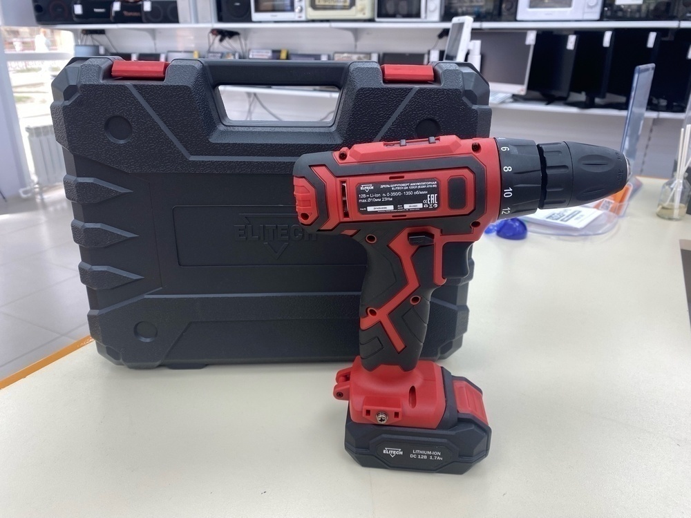 Шуруповерт Elitech ДА 122СЛ