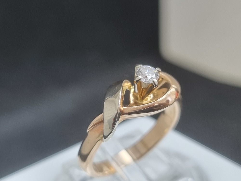 КОЛЬЦО БРИЛЛИАНТ Au 585