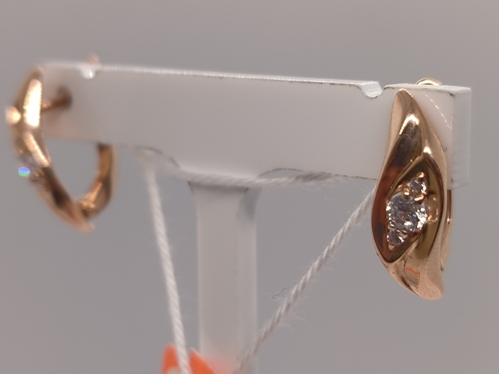 СЕРЬГИ С КАМНЯМИ (Au 585)