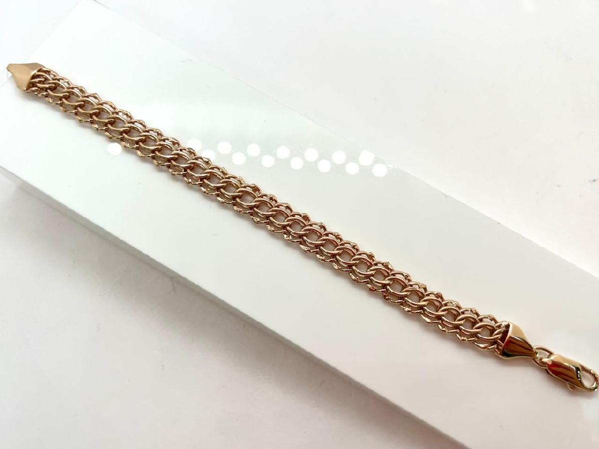 БРАСЛЕТ ПУСТОТЕЛЫЙ Итальянка (Au 585)