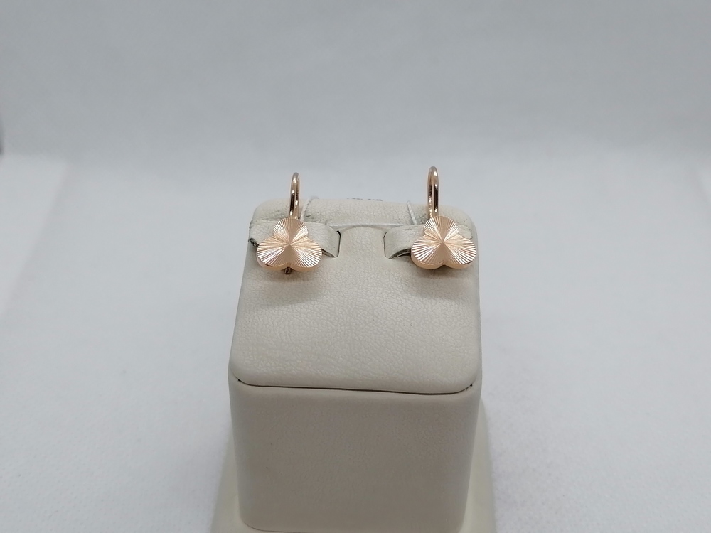 СЕРЬГИ БЕЗ КАМНЯ (Au 585)