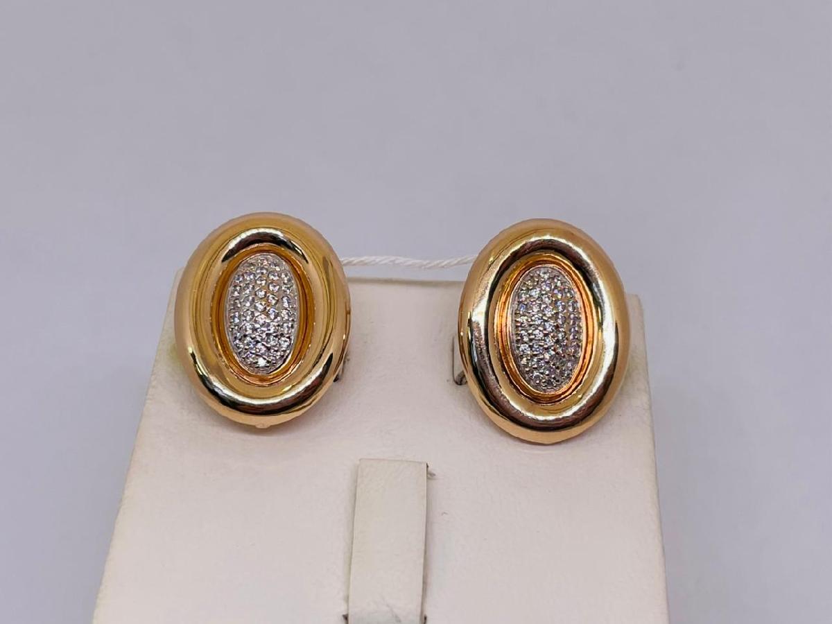 СЕРЬГИ С КАМНЯМИ (Au 585)