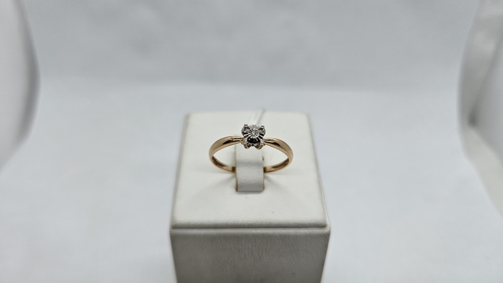 КОЛЬЦО БРИЛЛИАНТ Au 585