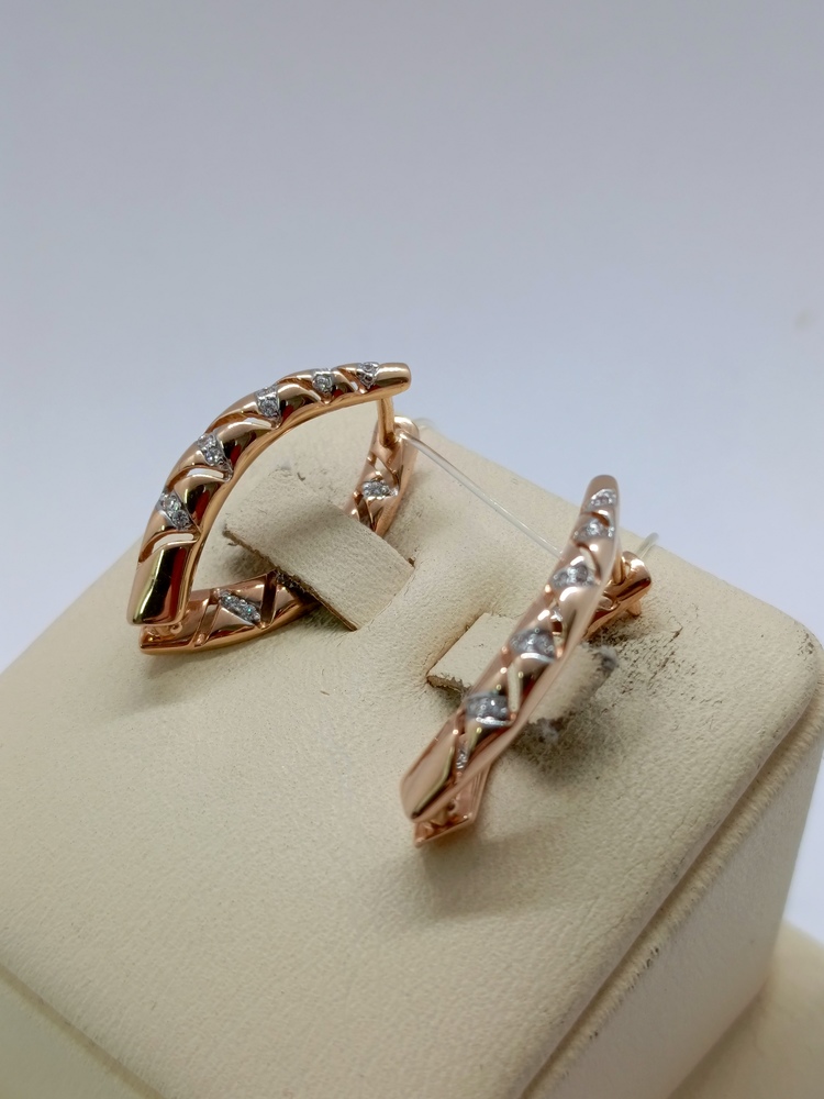 СЕРЬГИ С КАМНЯМИ (Au 585)