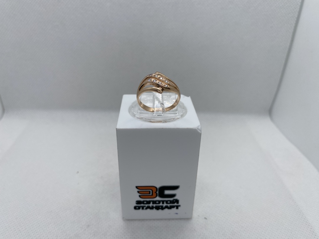 КОЛЬЦО С КАМНЯМИ (Au 585)