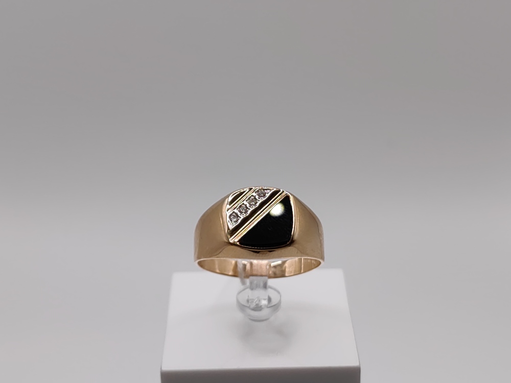 ПЕЧКМИ585 ПЕЧАТКА С КАМНЯМИ (Au 585)