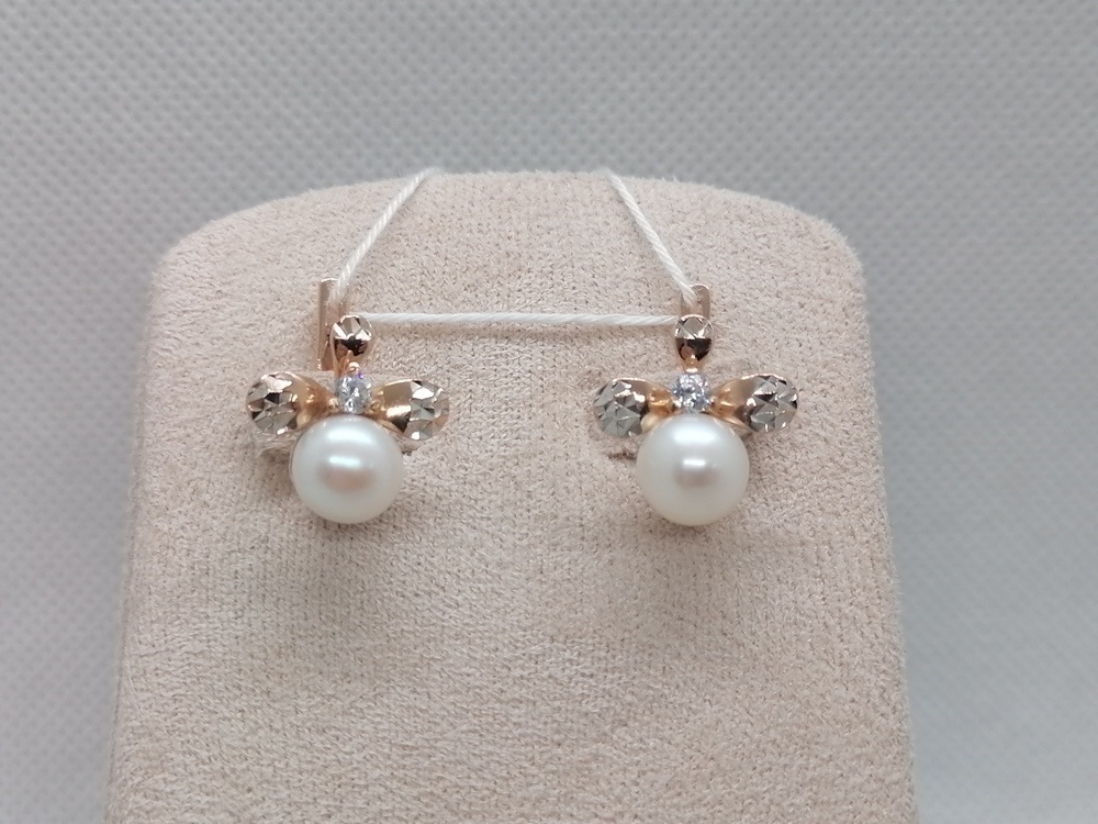 СЕРЬГИ С КАМНЯМИ (Au 585)