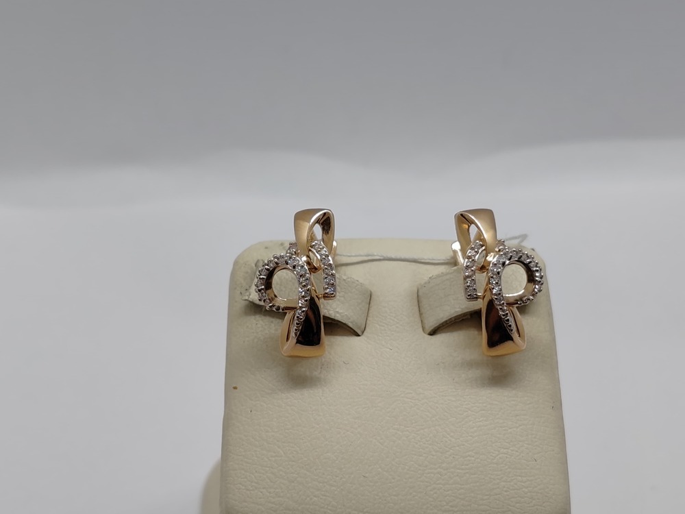 СЕРЬГИ С КАМНЯМИ (Au 585)