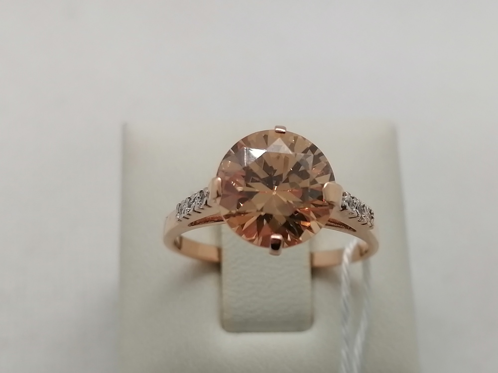 КОЛКМИ585 КОЛЬЦО С КАМНЯМИ (Au 585)