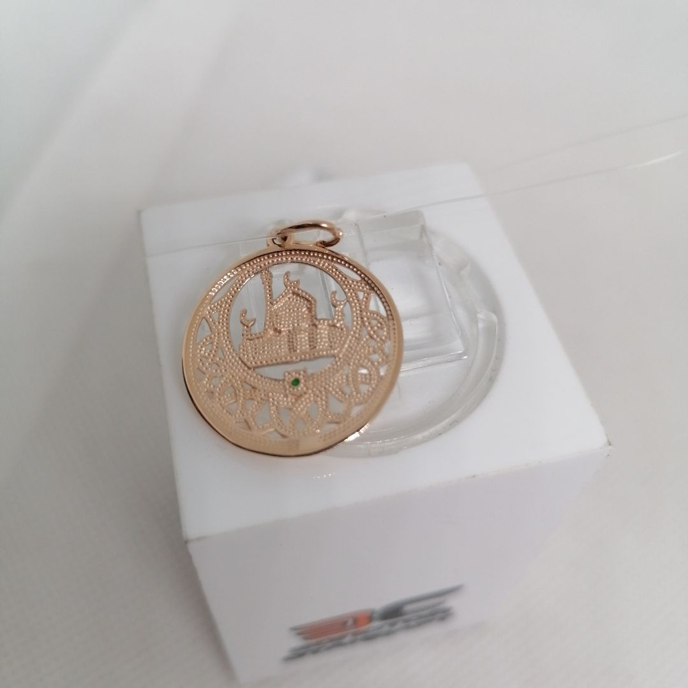 ПОДВЕСКА МЕЧЕТЬ с камнем (Au 585)