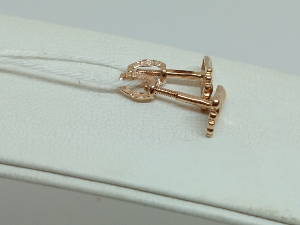 СЕРЬГИ ПУСЕТЫ (Au 585)