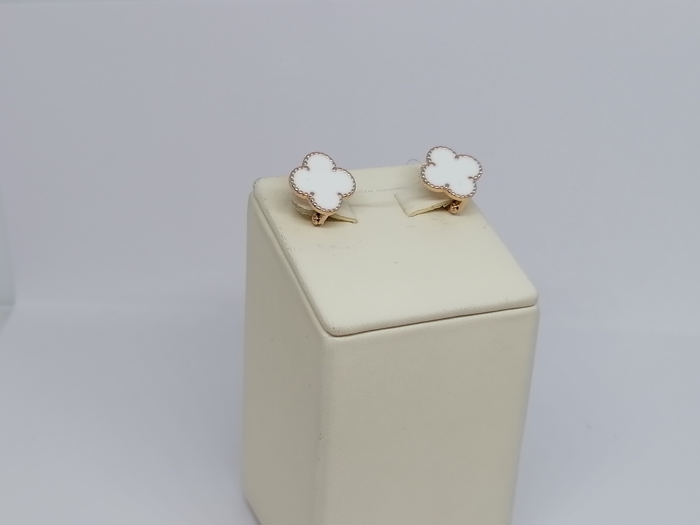 СЕРЬГИ ЭМАЛЬ (Au 585)