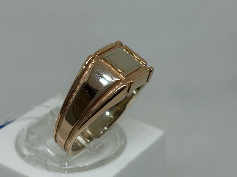 КОЛЬЦО ПЕЧАТКА без камня (Au 585)