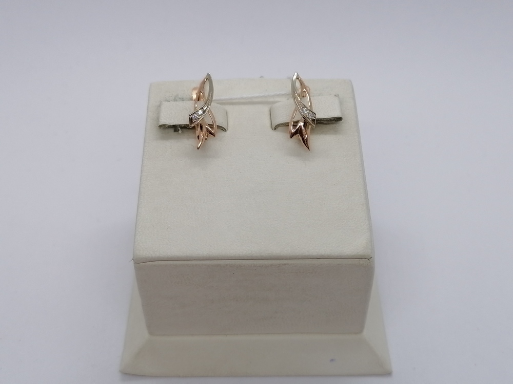 СЕРЬГИ С КАМНЯМИ (Au 585)