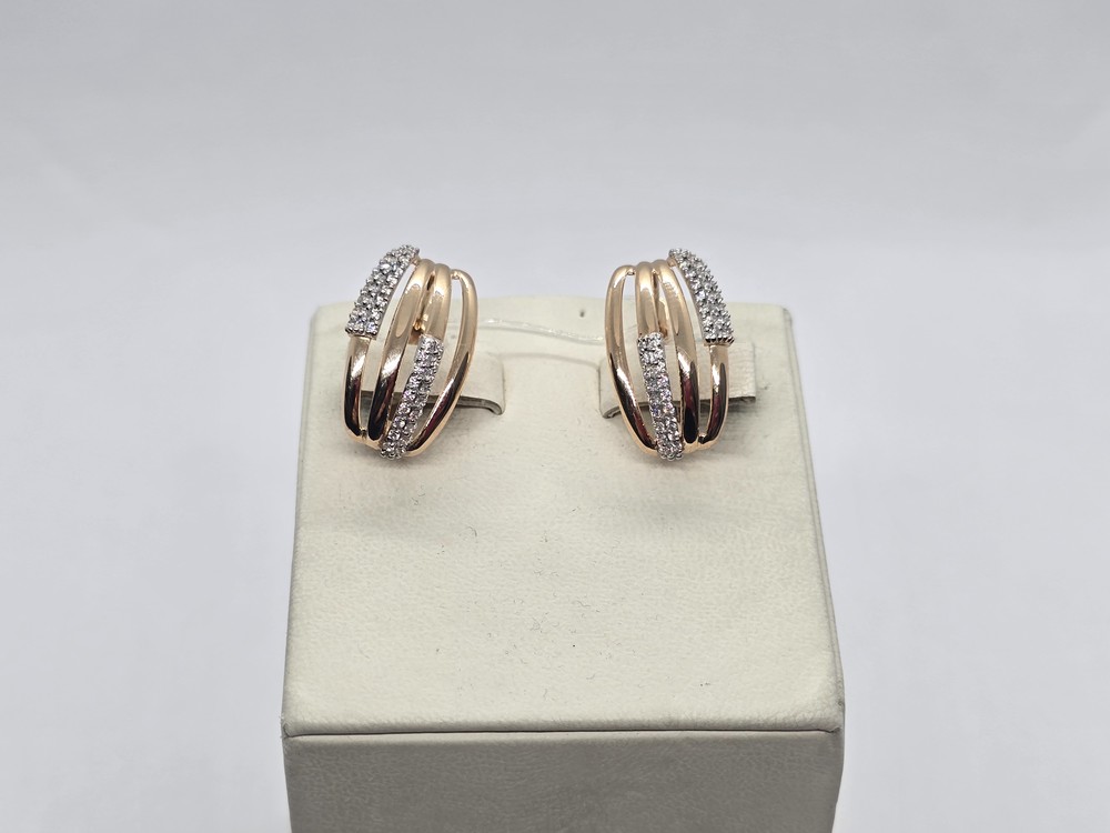 СЕРЬГИ С КАМНЯМИ (Au 585)