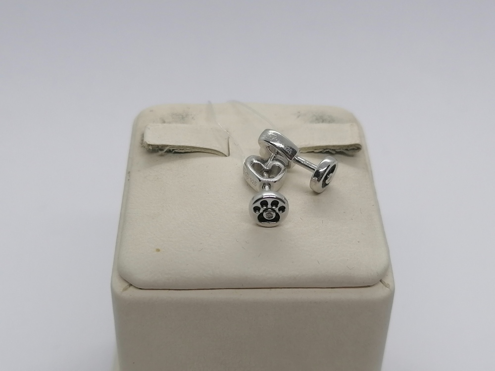 СЕРЬГИ ПУСЕТЫ Бриллиант (Ag 925)