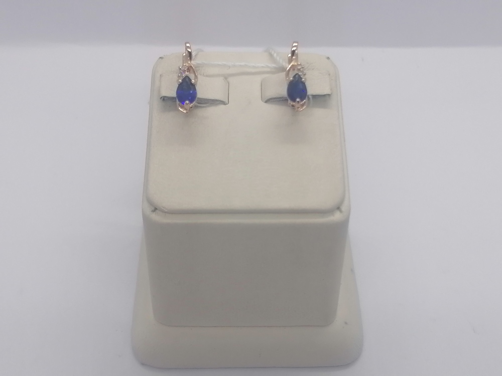 СЕРЬГИ С КАМНЯМИ (Au 585)