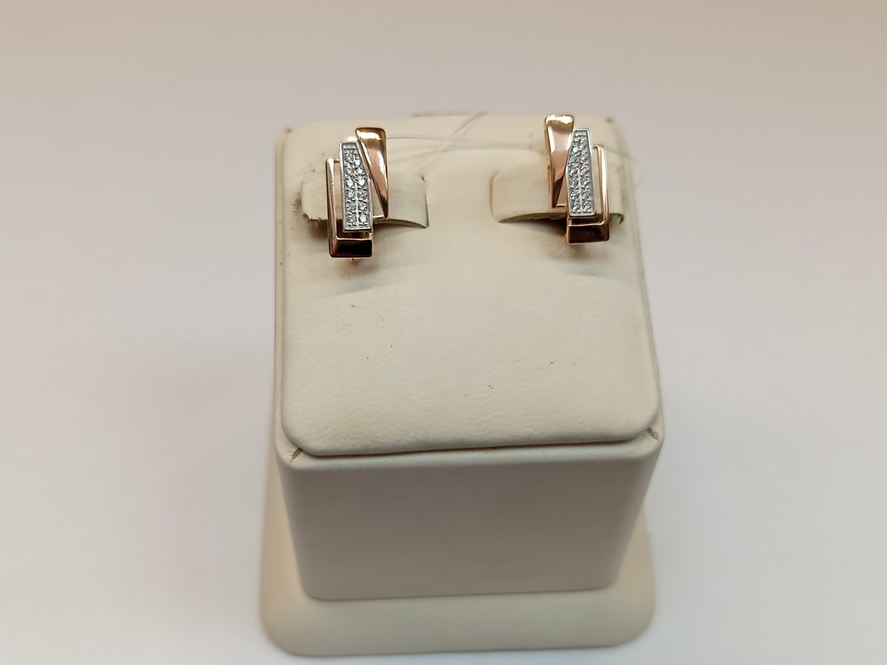 СЕРЬГИ С КАМНЯМИ (Au 585)