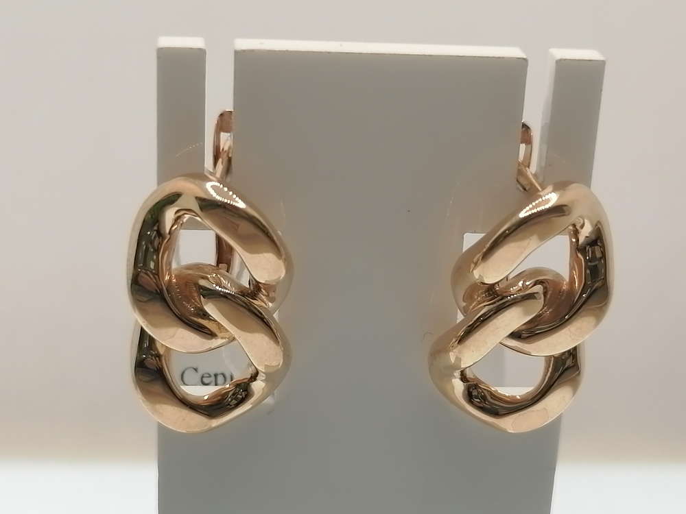 СЕРЬГИ БЕЗ КАМНЯ (Au 585)