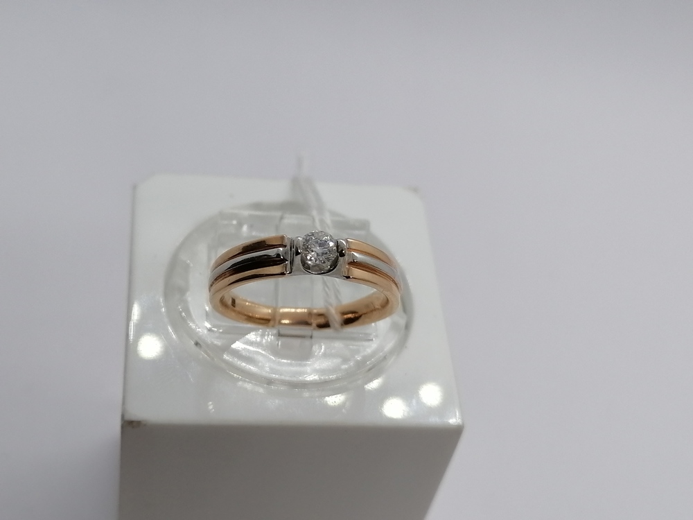 КОЛЬЦО БРИЛЛИАНТ Au 585