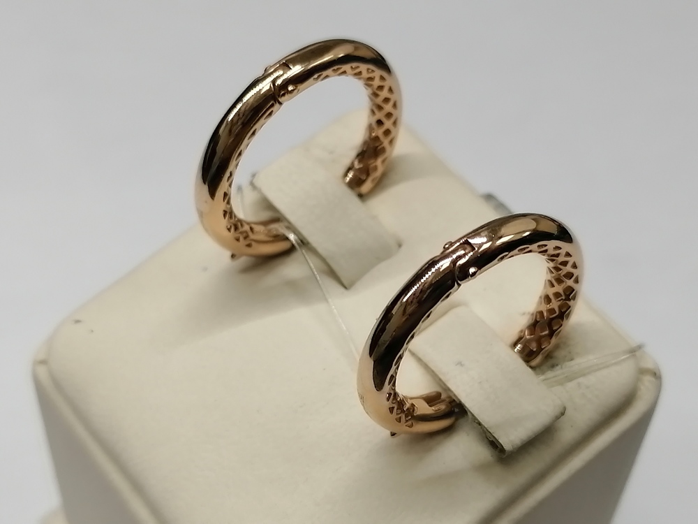 СЕРЬГИ БЕЗ КАМНЯ (Au 585)