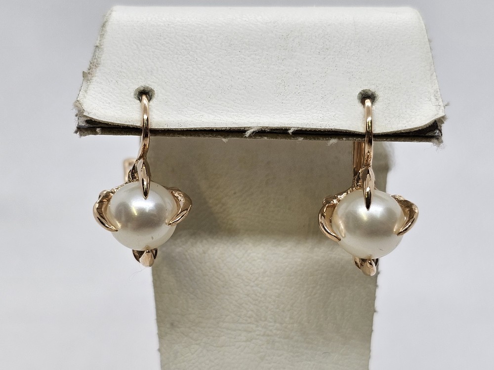 СЕРЬГИ С КАМНЕМ (Au 585)