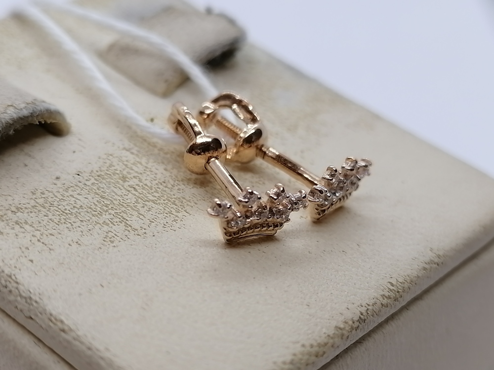 СЕРЬГИ ПУСЕТЫ (Au 585)