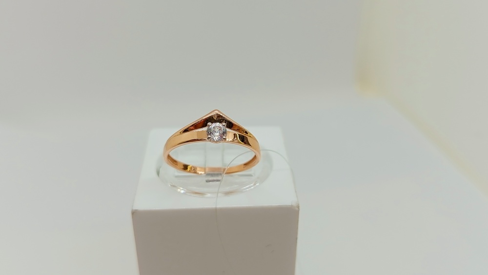 КОЛЬЦО С КАМНЕМ (Au 585)