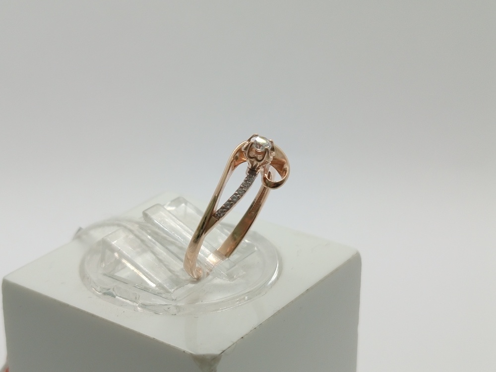 КОЛКМИ585 КОЛЬЦО С КАМНЯМИ (Au 585)