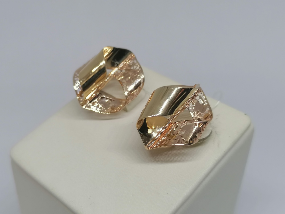 СЕРЬГИ БЕЗ КАМНЯ (Au 585)