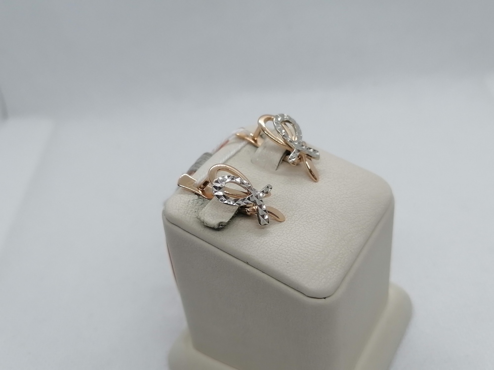 СЕРЬГИ БЕЗ КАМНЯ (Au 585)