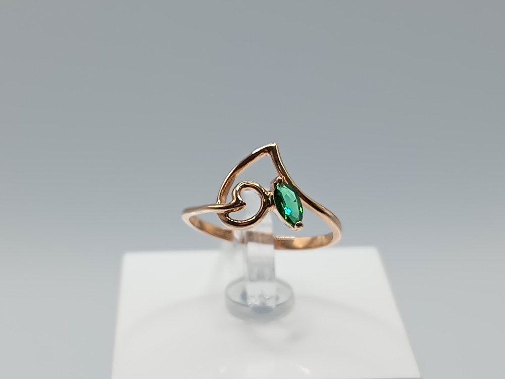 КОЛКМ585 КОЛЬЦО С КАМНЕМ (Au 585)