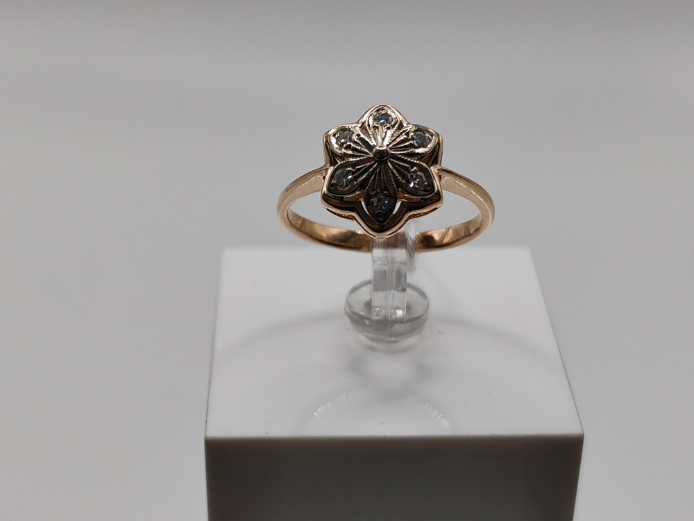 КОЛЬЦО БРИЛЛИАНТ Au 585