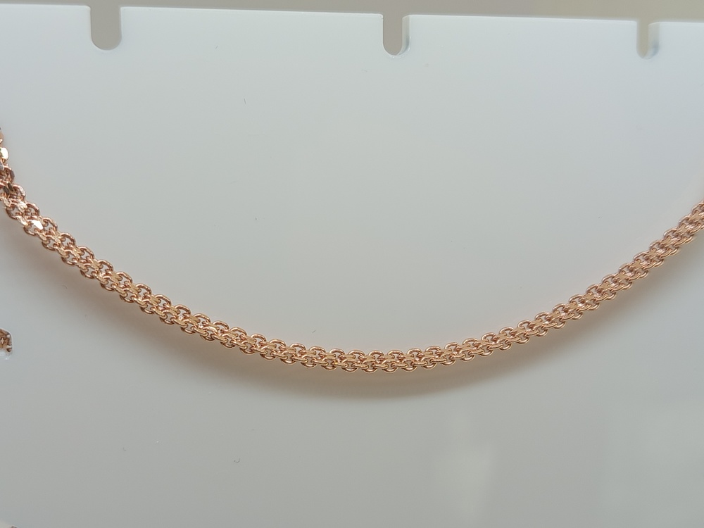 8050202П-55 ЦЕПЬ ПУСТОТЕЛАЯ Бисмарк машинный (Au 585)