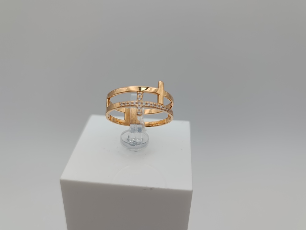 КОЛКМИ585 КОЛЬЦО С КАМНЯМИ (Au 585)