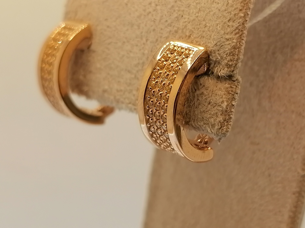 СЕРЬГИ С КАМНЯМИ (Au 585)