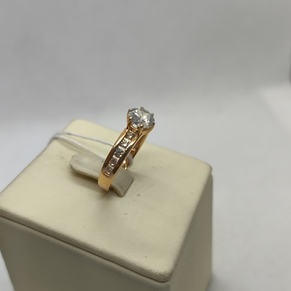 КОЛКМИ585 КОЛЬЦО С КАМНЯМИ (Au 585)