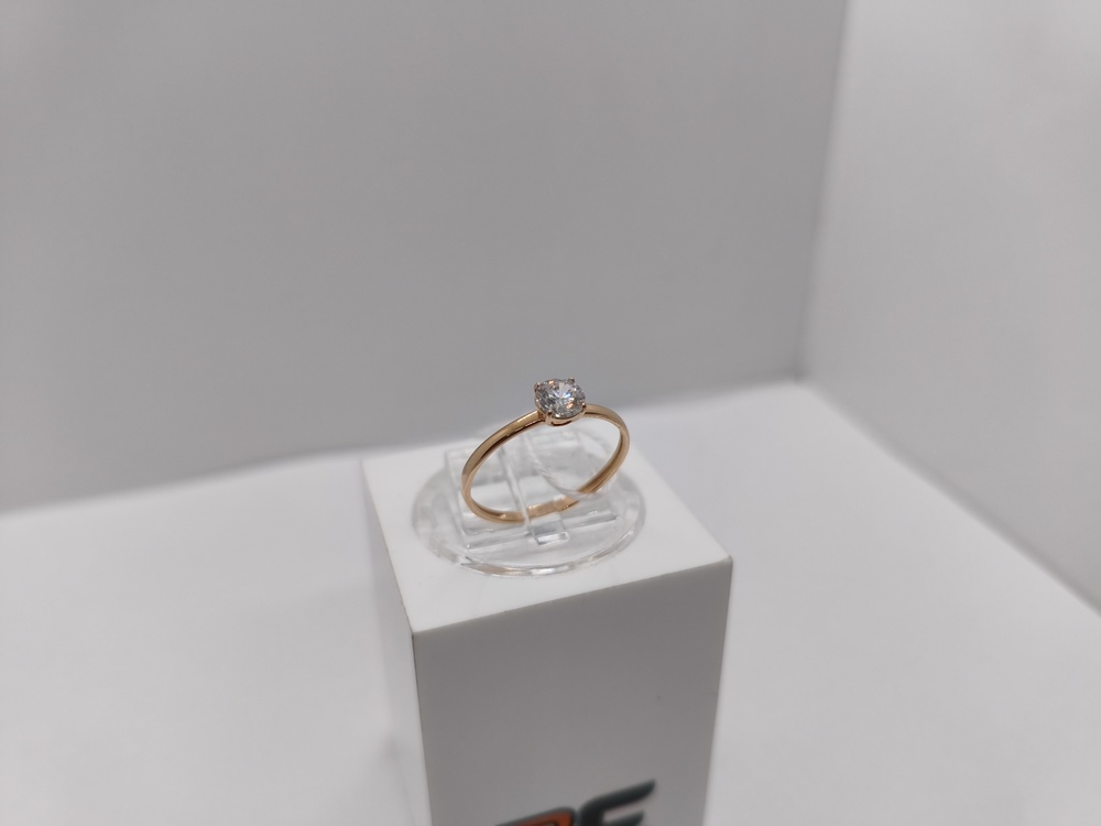 КОЛЬЦО С КАМНЕМ (Au 585)