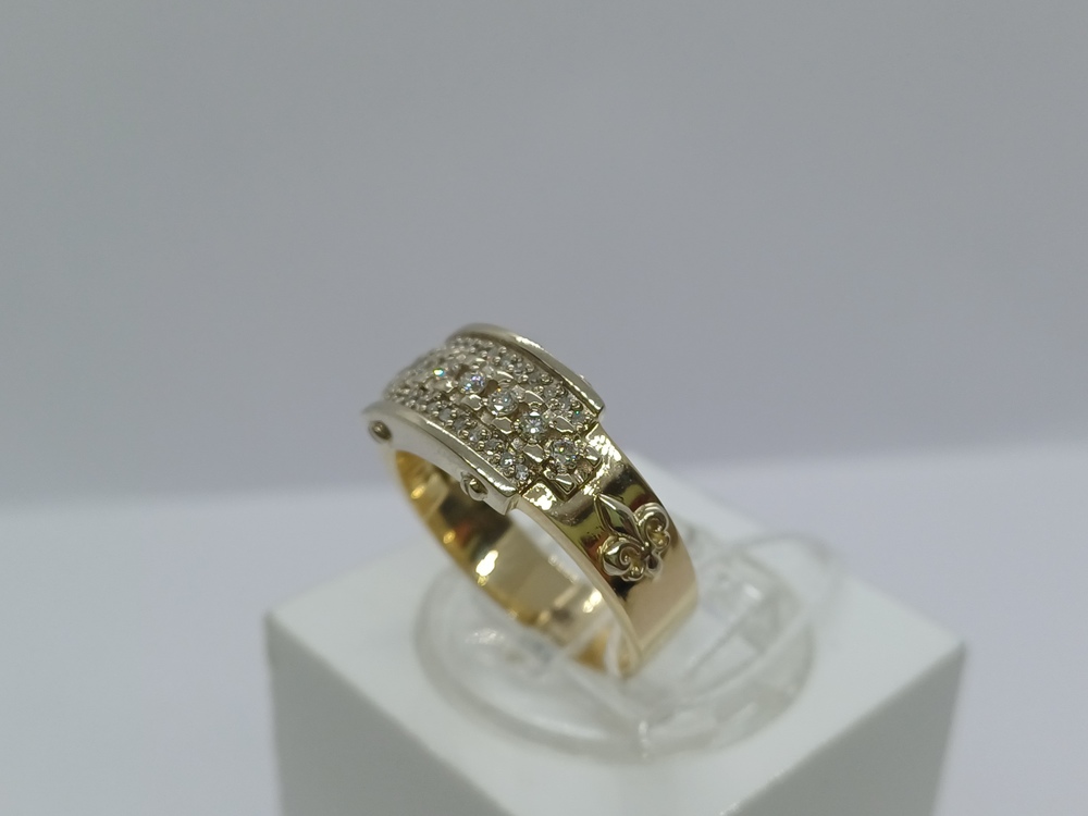 КОЛЬЦО БРИЛЛИАНТ Au 500