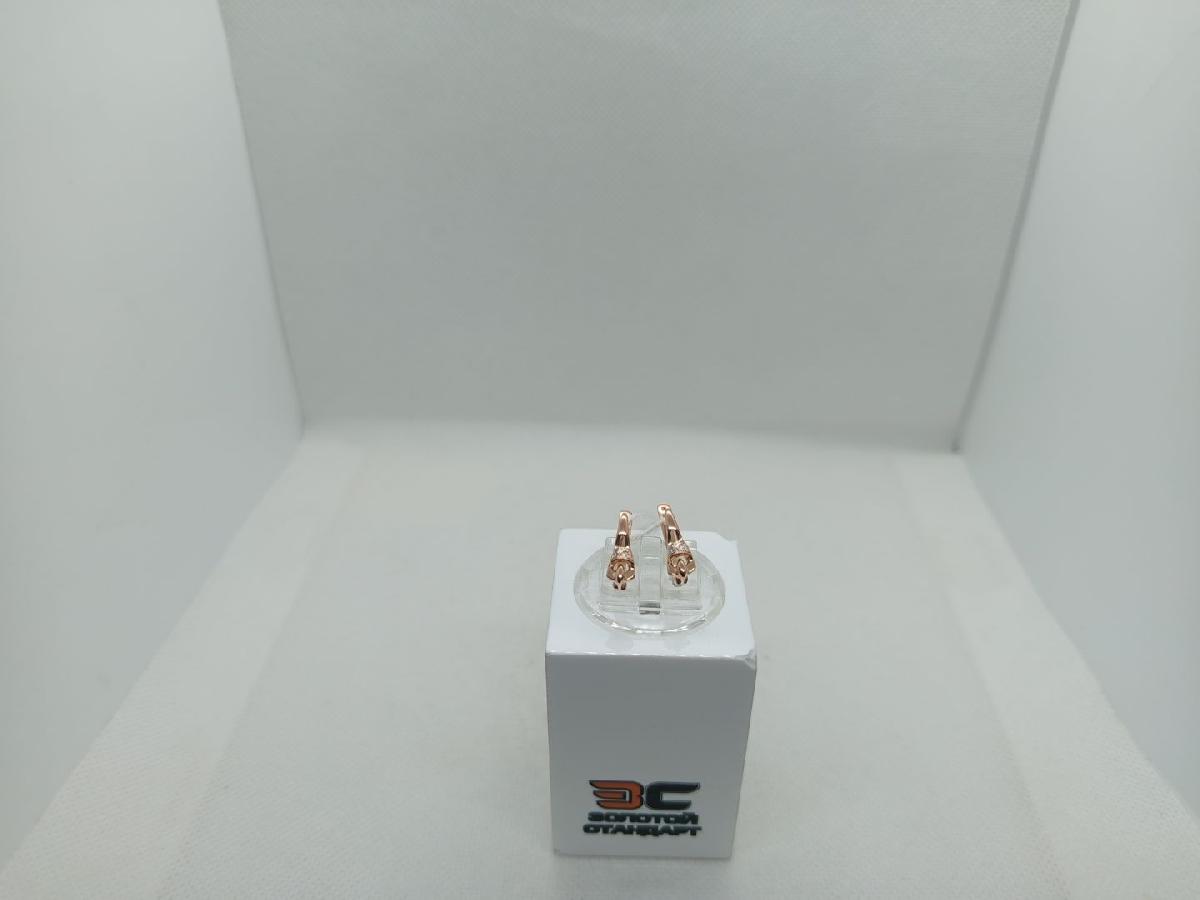 СКМИ585 СЕРЬГИ С КАМНЯМИ (Au 585)