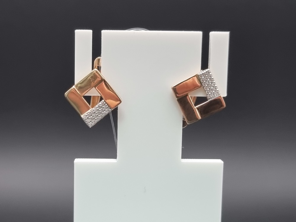 СЕРЬГИ С КАМНЯМИ (Au 585)