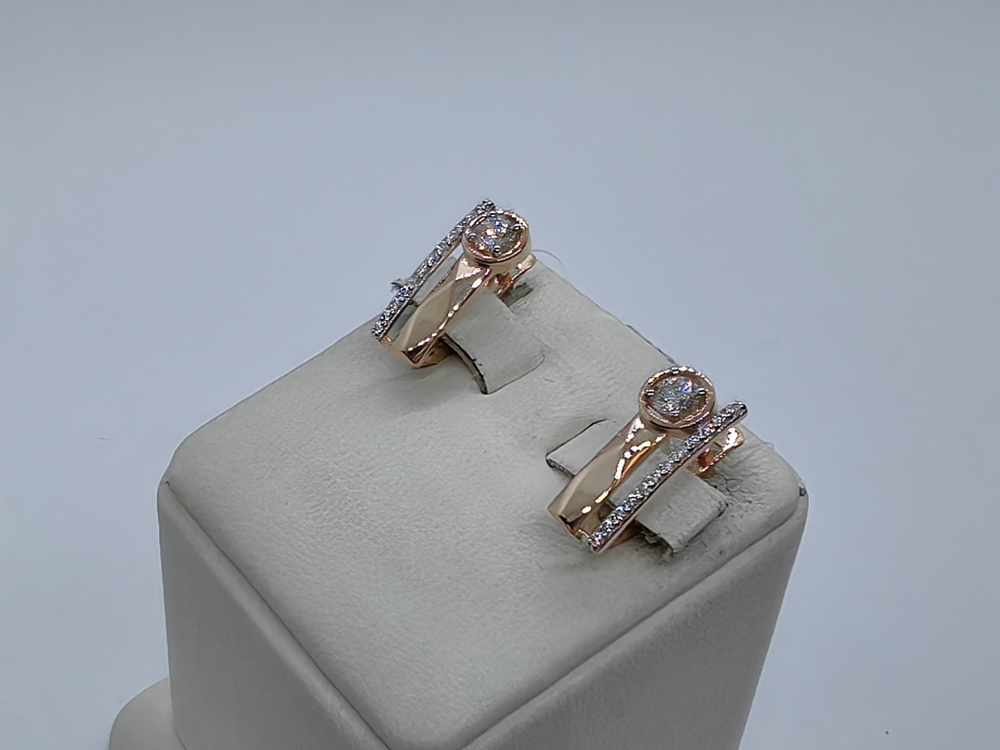 СЕРЬГИ С КАМНЯМИ (Au 585)